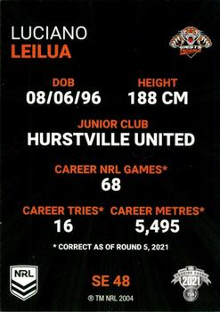 2021 NRL Rivalry #48 Luciano Leilua Back